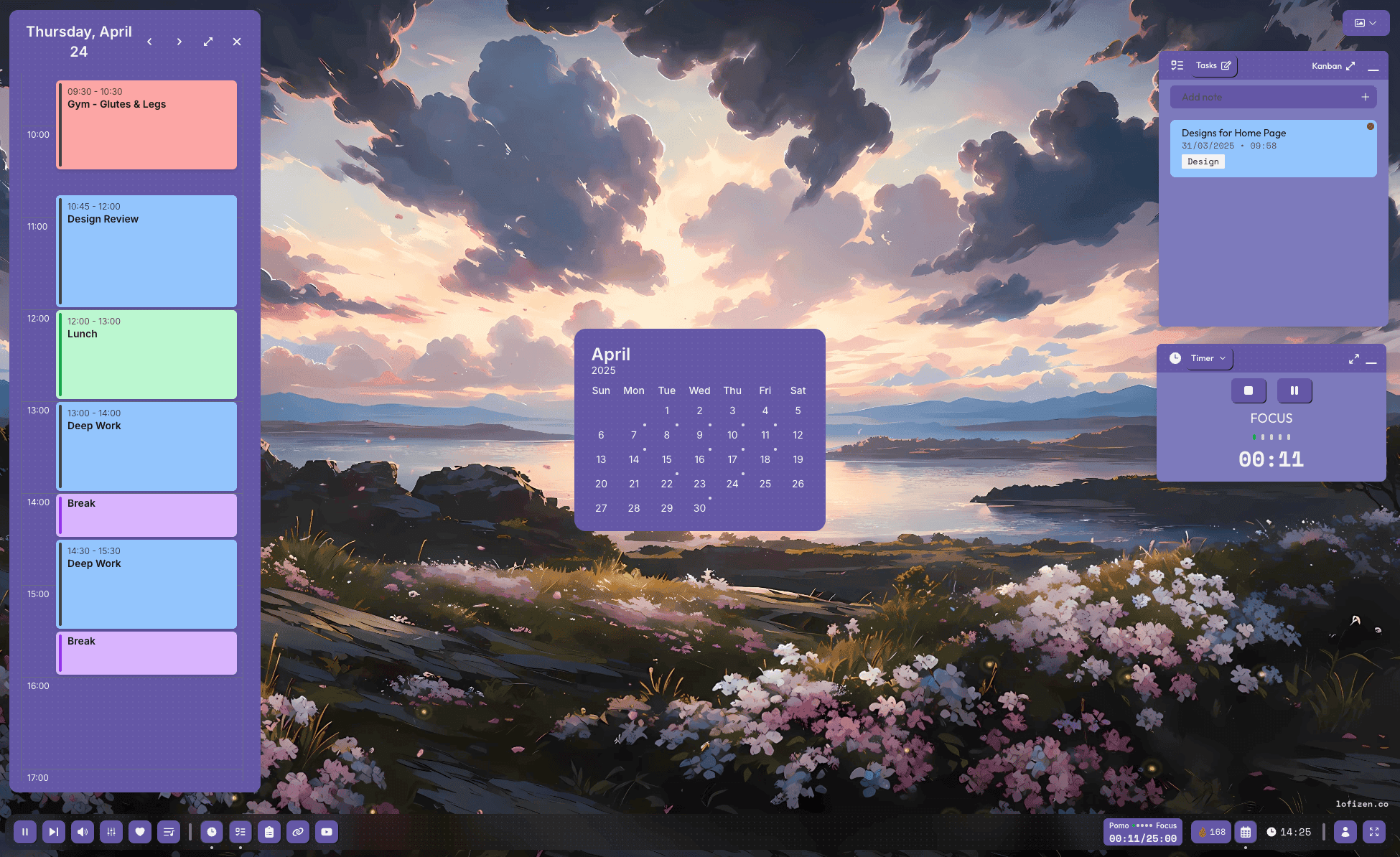 Lofizen homepage screenshot